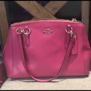 Pink coach purse